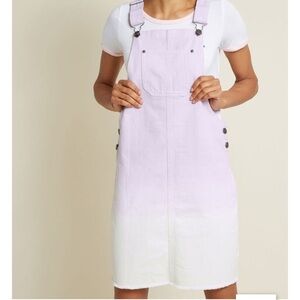 Noisy May lilac-white ombré gradient denim jumper